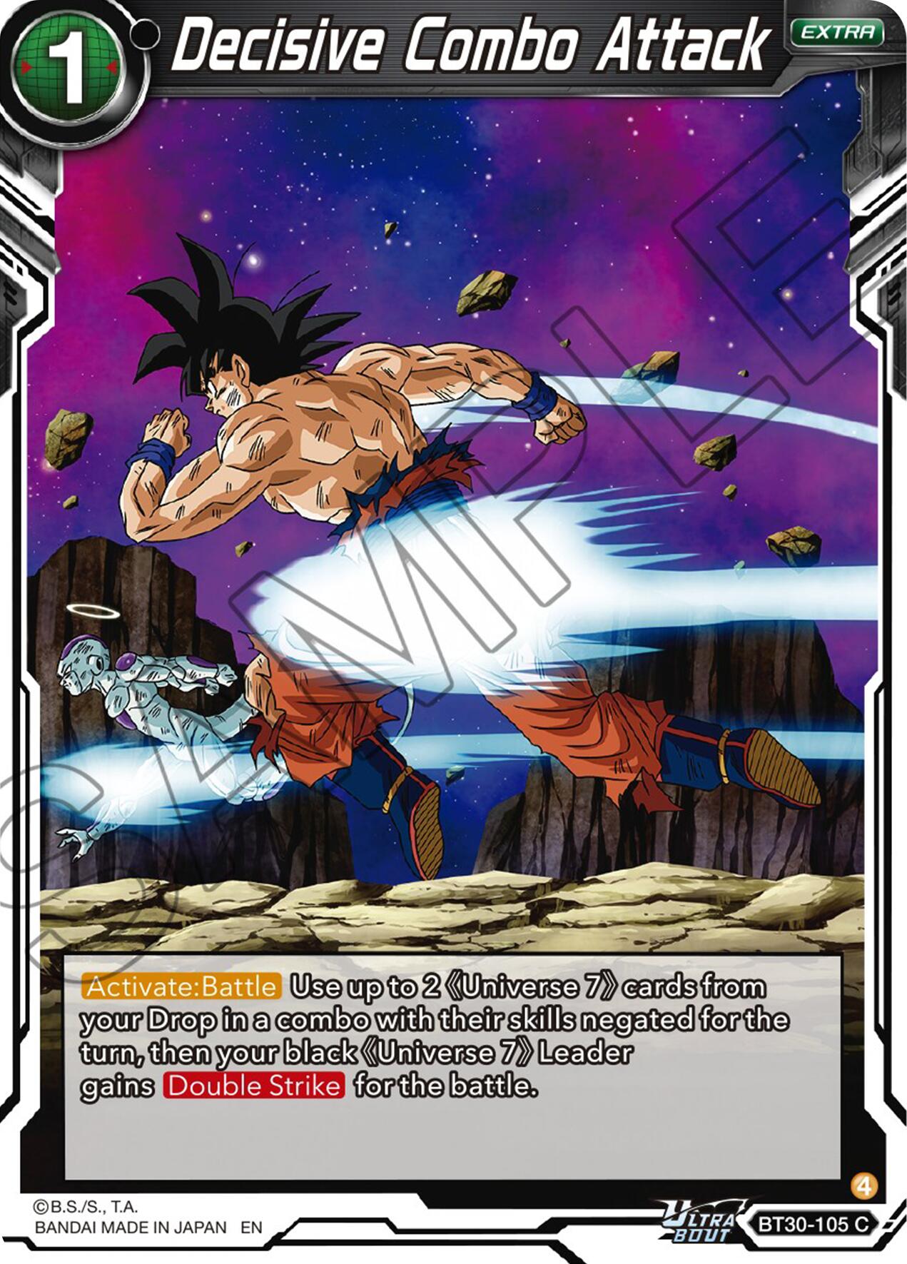 Decisive Combo Attack (BT30-105) [Three Glorious Fighters]