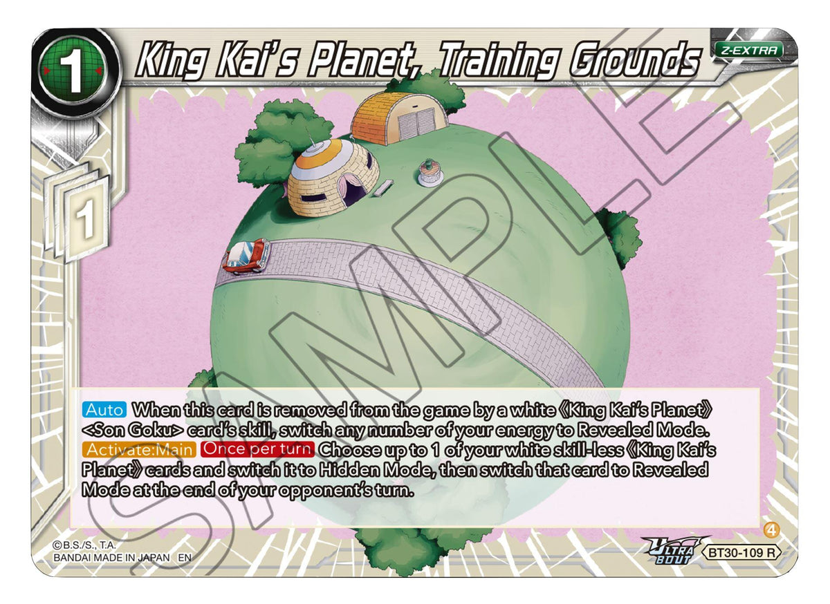 King Kai's Planet, Training Grounds (BT30-109) [Three Glorious Fighters]