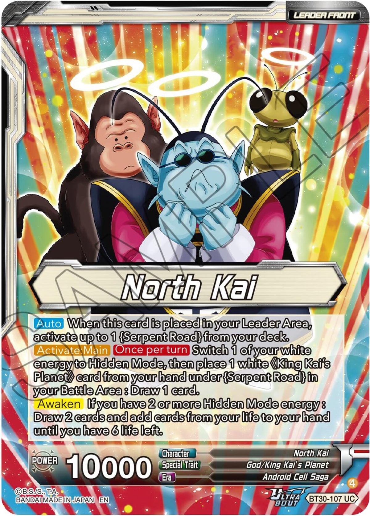 North Kai // North Kai, Ultra Teachings (BT30-107) [Three Glorious Fighters]