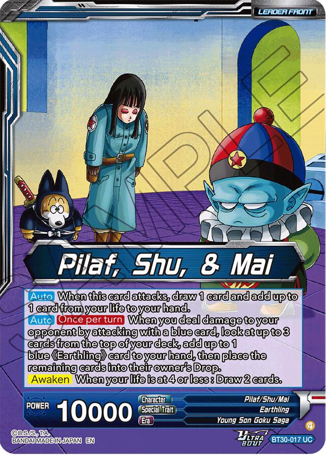 Pilaf, Shu, & Mai // Pilaf, Shu, & Mai, Entrusted Ambitions (SLR) (BT30-017) [Three Glorious Fighters]