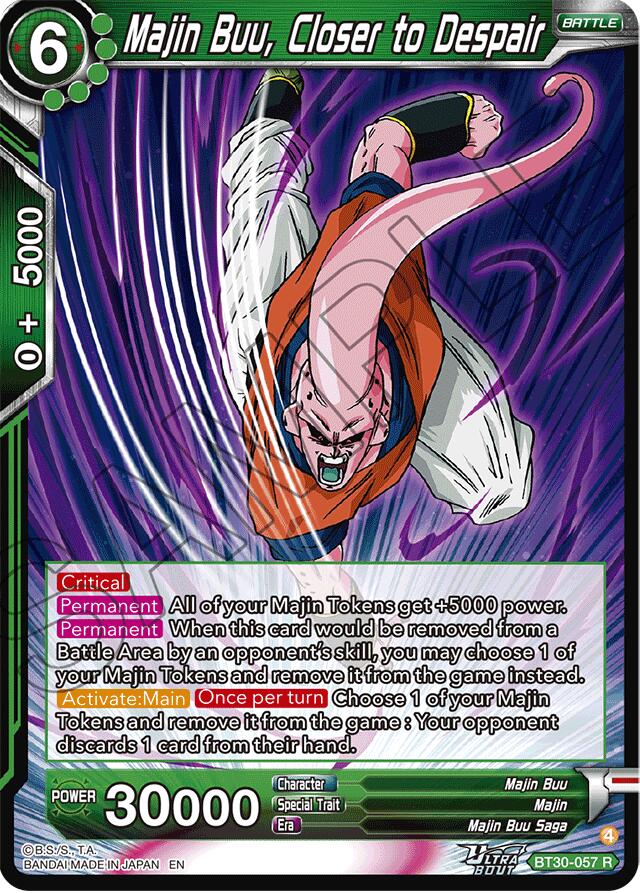 Majin Buu, Closer to Despair (BT30-057) [Three Glorious Fighters]