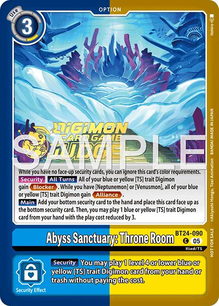 Abyss Sanctuary: Throne Room [BT24-090] (Judge Pack 9) [Time Stranger]