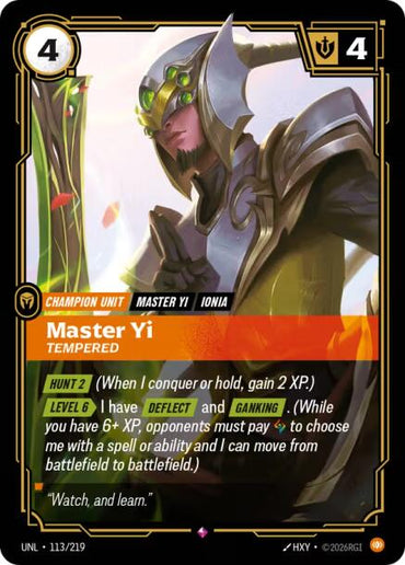 Master Yi - Tempered