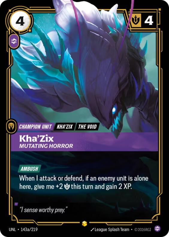 Kha'Zix, Mutating Horror (Alternate Art)