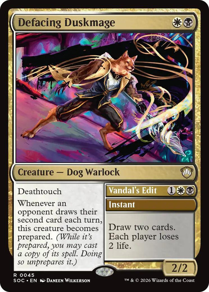 Defacing Duskmage