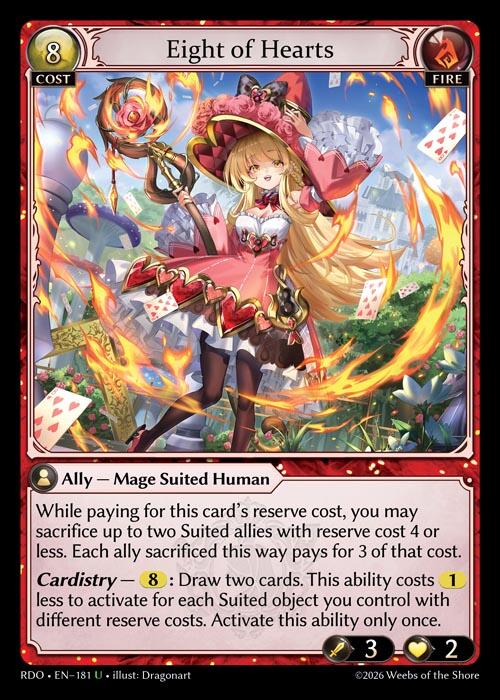 Eight of Hearts (181) [Radiant Origins]