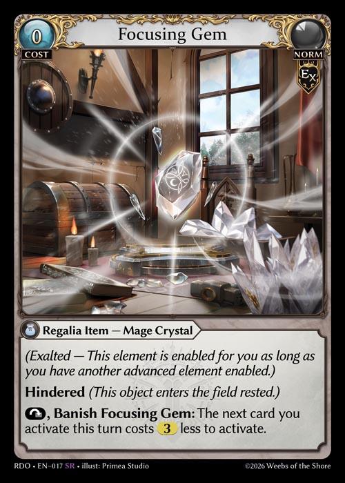 Focusing Gem (17) [Radiant Origins]