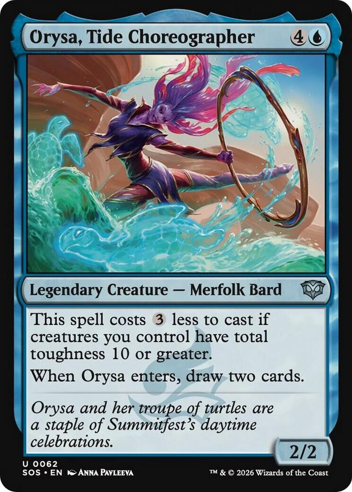 Orysa, Tide Choreographer