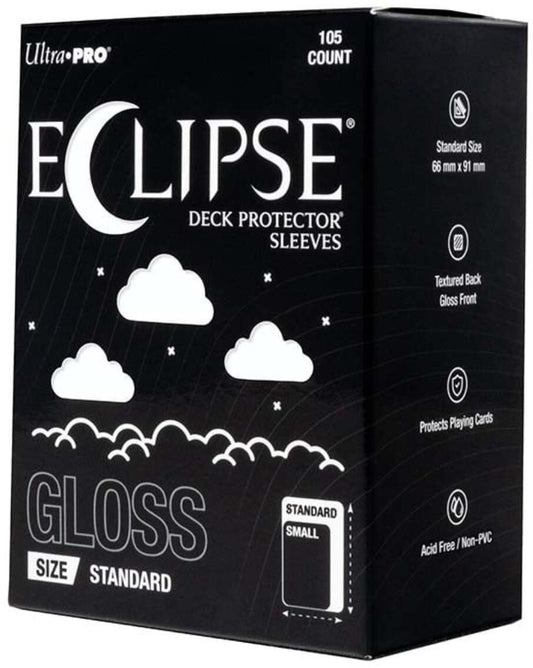 Eclipse Standard Gloss Deck Protector Sleeves - Arctic White (105-Pack)