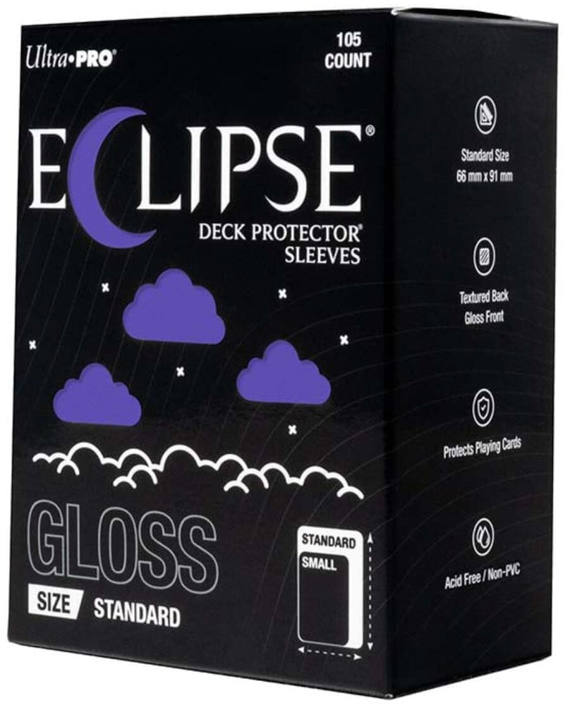Eclipse Standard Gloss Deck Protector Sleeves - Royal Purple (105-Pack)