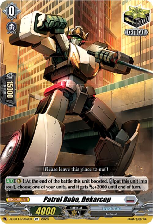 Patrol Robo, Dekarcop (DZ-BT13/062EN) [Parallactic Clash]