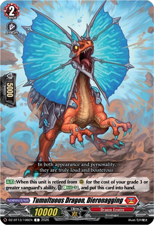 Tumultuous Dragon, Dieronagging (DZ-BT13/106EN) [Parallactic Clash]