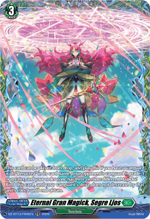 Eternal Gran Magick, Segre Ljos (DZ-BT13/FR45EN) [Parallactic Clash]