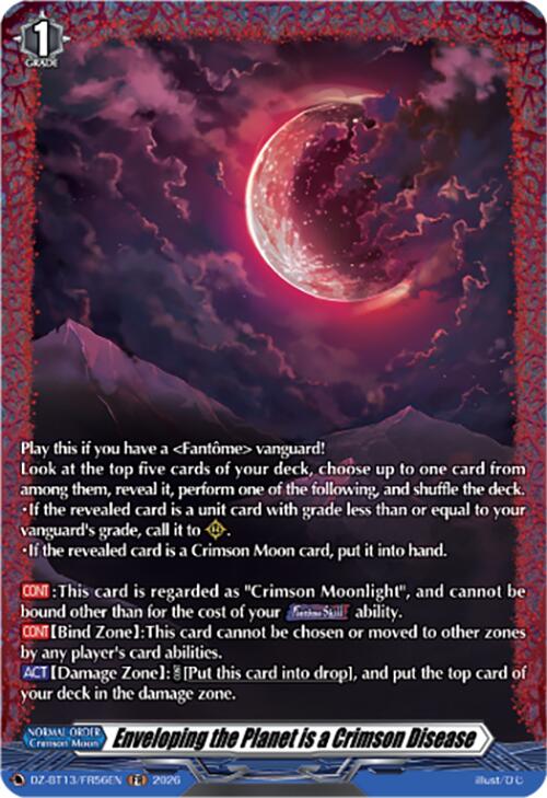 Enveloping the Planet is a Crimson Disease (DZ-BT13/FR56EN) [Parallactic Clash]