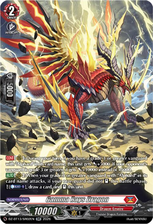 Gamma Rays Dragon (DZ-BT13/SR02EN) [Parallactic Clash]