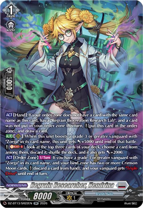 Regrain Researcher, Hendrina (DZ-BT13/SR22EN) [Parallactic Clash]