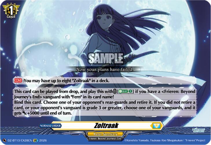 Zoltraak (DZ-BT13/EX28EN) [Parallactic Clash]