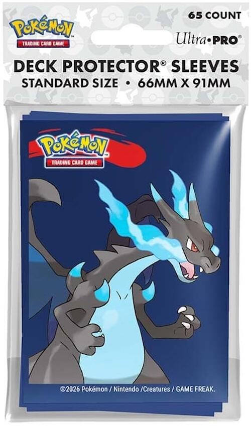 Pokemon Mega Charizard X Standard Deck Protector (65-Pack)