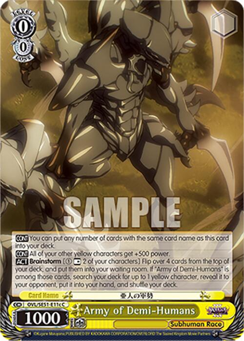 Army of Demi-Humans (OVL/SE51-E11c C) [Nazarick: Tomb of the Undead Vol.3 Extra Booster]