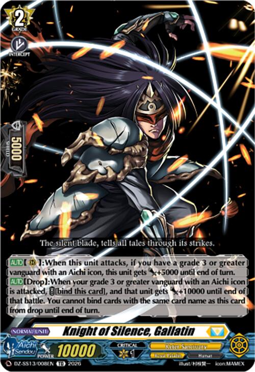Knight of Silence, Gallatin (DZ-SS13/008EN) [Blaster Blade Start Deck]