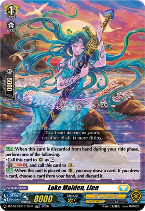 Lake Maiden, Lien (TDR) (DZ-SS13/011EN-R) [Blaster Blade Start Deck]