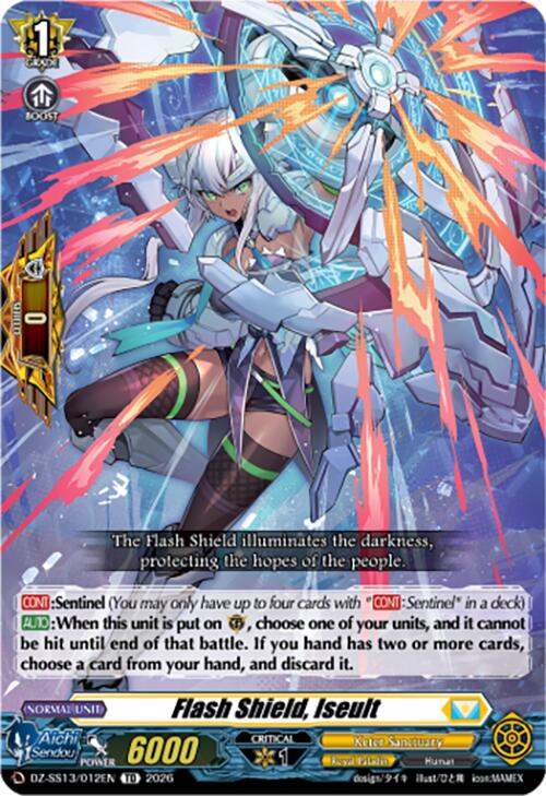 Flash Shield, Iseult (DZ-SS13/012EN) [Blaster Blade Start Deck]