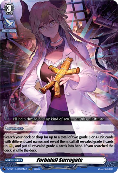 Forbidoll Surrogate (TDR) (DZ-SS14/018EN-R) [Dragonic Overlord Start Deck]