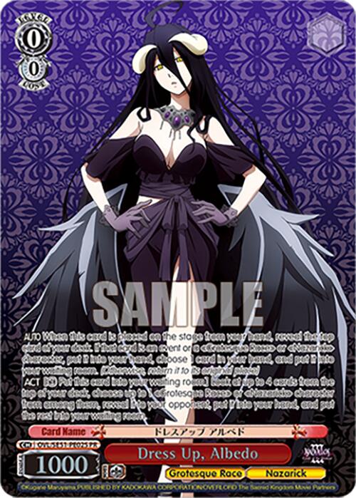 Dress Up, Albedo (Foil) [Nazarick: Tomb of the Undead Vol.3 Extra Booster]