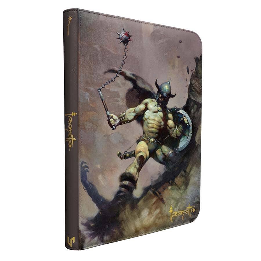 Frank Frazetta 9-Pocket Zippered Premium Pro-Binder - Warrior with Ball and Chain