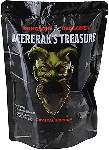 Sirius Dice: D&D Acererak's Treasure - Treasure Pack Dice Sets - Crystal Edition
