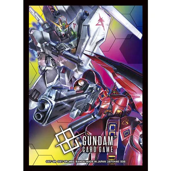 Gundam Card Game - Official Card Sleeves 02 (Nu Gundam / Sazabi)