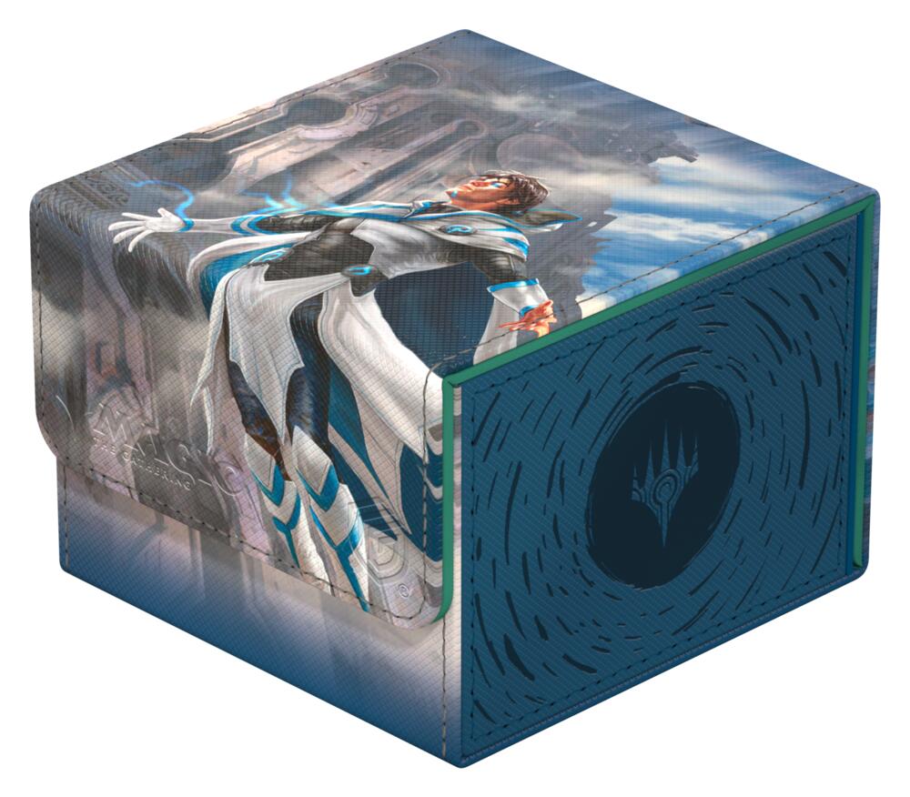 Magic: The Gathering Reality Fracture Sidewinder 133+ Xenoskin Deck Box - Jace, Building Reality - Ultimate Guard Deck Boxes