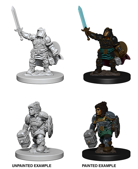 Dungeons & Dragons - Nolzur's Marvelous Miniatures: Dwarf Paladin