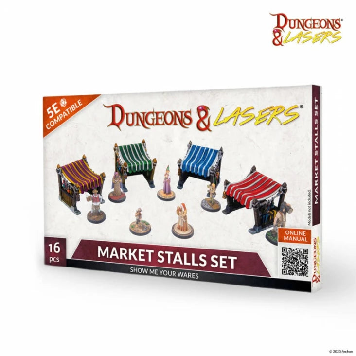 Dungeons & Lasers - Market Stalls Miniature Set