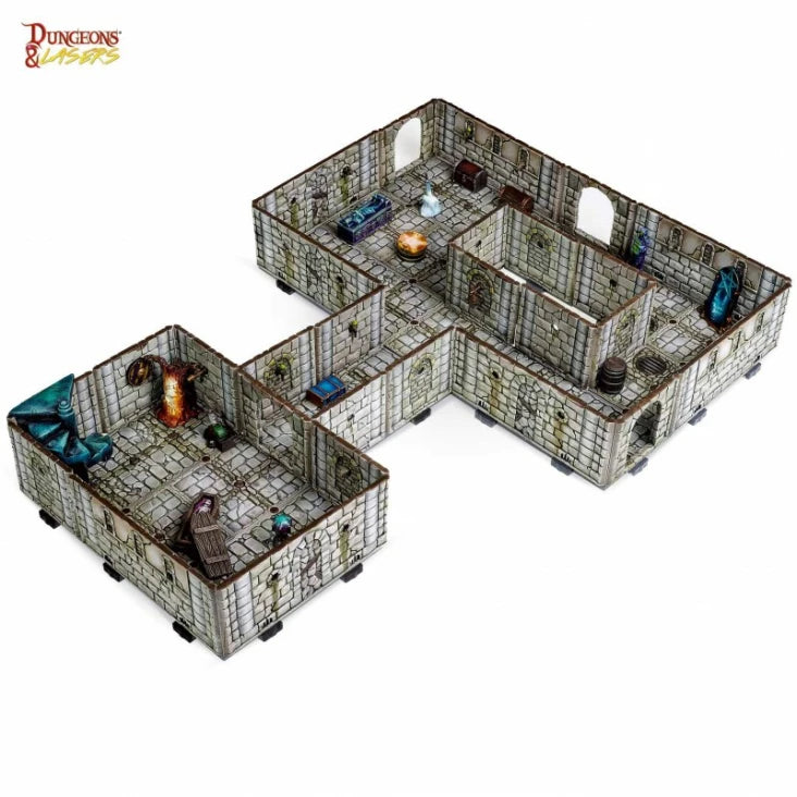 Dungeons & Lasers - Fantasy Starter Miniature Set