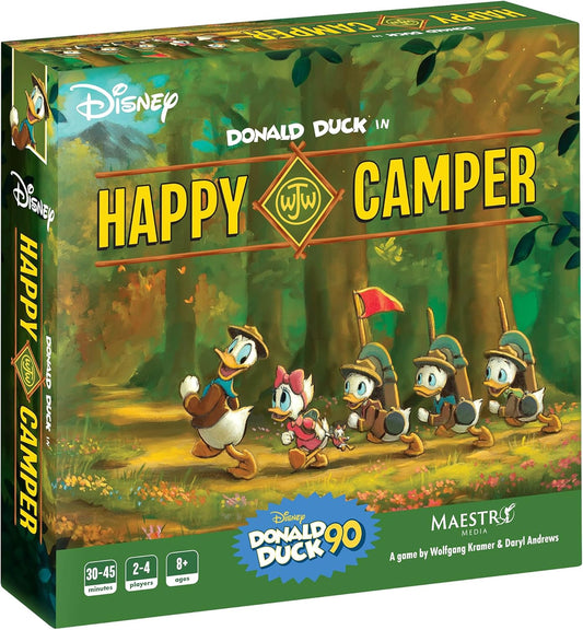 Donald Duck in Happy Camper - Family Strategy Board Game