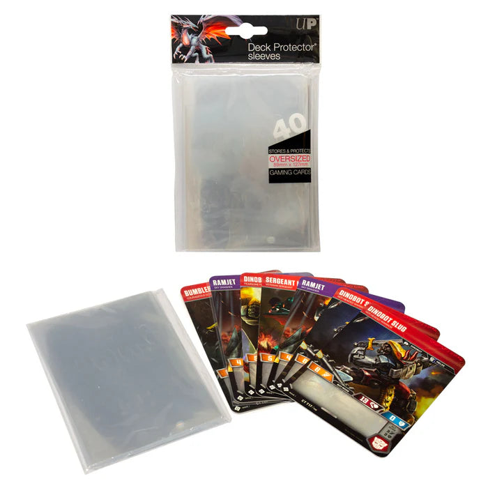 Clear Oversized Deck Protector Sleeves (40ct)