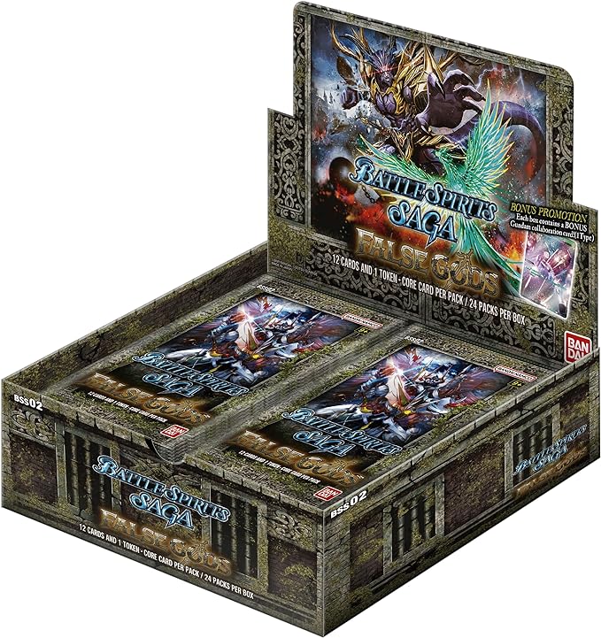 Battle Spirits Saga Card Game Set 02 False Gods Booster Box