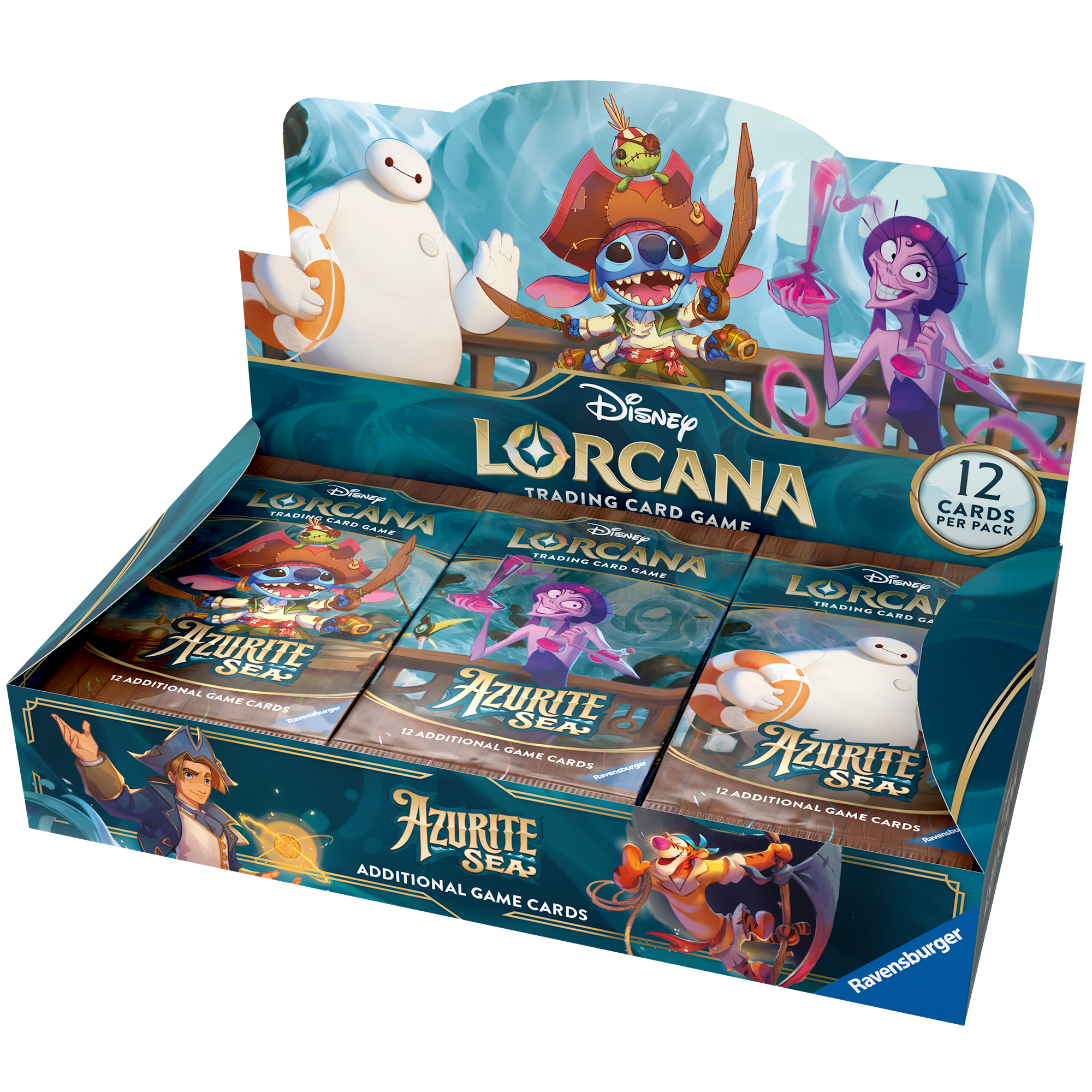 Disney Lorcana: Azurite Sea Booster Box (Pre-Order) (Releases 11/25/24)