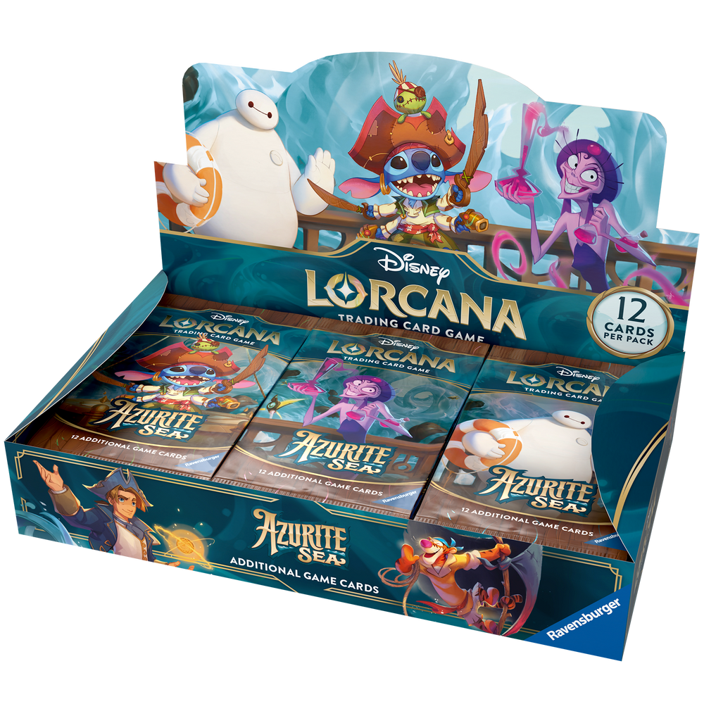 Disney Lorcana: Azurite Sea Booster Box (Pre-Order) (Releases 11/25/24)