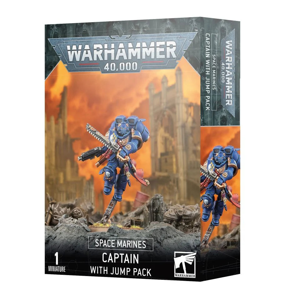 Warhammer 40k Captain with Jump Pack