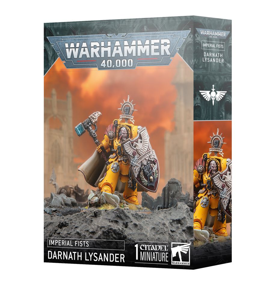 Warhammer 40k - Imperial Fists: Darnath Lysander (Pre-Order) (Releases 9/20/2025)
