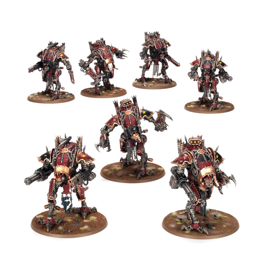 Warhammer 40k - Chaos Knights Battleforce: Houndpack Lance (Pre-Order) (Releases 6/21/25)