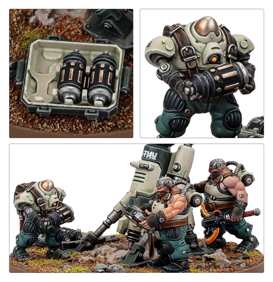 Warhammer 40k: Leagues of Votann - Cthonian Earthshakers (Pre-Order) (Releases 3/28/25)