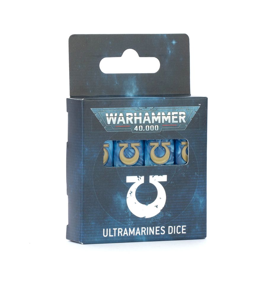 Warhammer 40k - Ultramarines Dice (Pre-Order) (Releases 11/8/25)