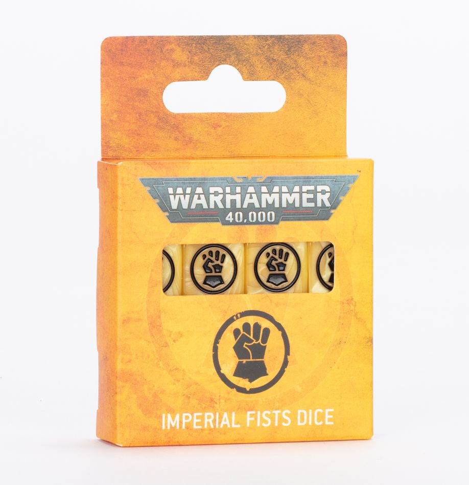 Warhammer 40k - Imperial Fists Dice (Pre-Order) (Releases 9/20/2025)