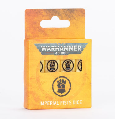 Warhammer 40k - Imperial Fists Dice (Pre-Order) (Releases 9/20/2025)