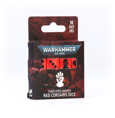 Warhammer 40K: Chaos Space Marines - Red Corsairs - Dice Set (PREORDER 3/21)