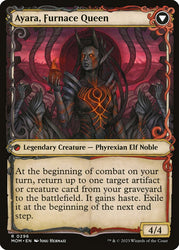 Ayara, Widow of the Realm (Showcase) (Back)