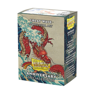Dragon Shield: Great Wave 25th Anniversary Special Edition - Matte Dual Art Card Sleeves (100ct)
